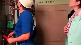 bdsm, boss, cock, femdom, hardcore, lady, mature, panties, skirt, sperm