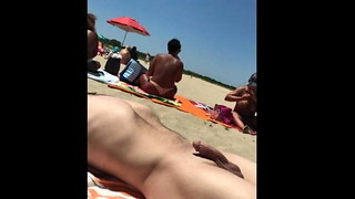 amateur, beach, homemade, nude, outdoor, public, solo