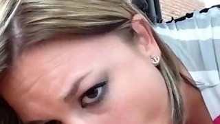 blowjob, car, cock, homemade, swallow