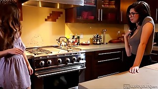 babe, brunette, cunnilingus, facesitting, fingering, first time, hardcore, kissing, lesbian, licking