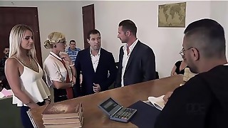 anal, ass to mouth, babe, blonde, cowgirl, creampie, cum, deepthroat, double penetration, european