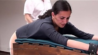 blowjob, oral, punishment, sauna, spanking