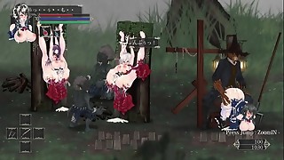 big tits, cartoon, creampie, femdom, fuck, game, hentai, monster, revenge, rough sex