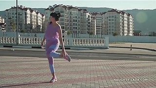 cameltoe, fitness, flashing, lingerie, milf, outdoor, public, rough sex, sauna, shemale