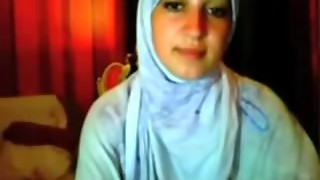 arab, babe, brunette, cute, fingering, hardcore, hijab, masturbation, solo, striptease