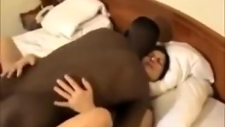 amateur, brunette, creampie, husband, interracial, reality, wife