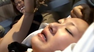 asian, babe, big tits, facial, prison, teen