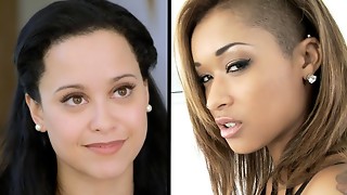 anal, babe, behind the scenes, black, booty, brunette, compilation, cum, cumshot, cute