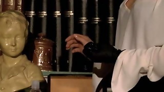 boss, femdom, fingering, french, office, pussy