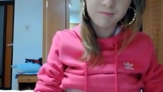 amateur, big tits, cute, flashing, nipples, pink, softcore, webcam