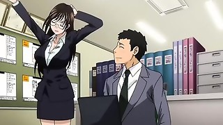 anime, big tits, censored, granny, hentai, romantic, uncensored