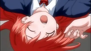 handjob, hentai, skirt, upskirt